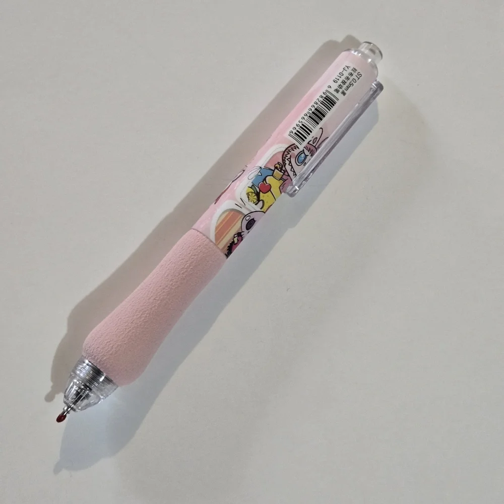 🍒🍒 Light Pink Labubu Pen With Cushion Grip